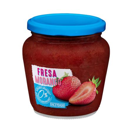 Confitura de fresa Hacendado 0% azúcares añadidos