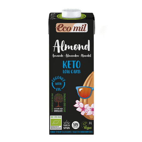 Ecomil Boisson Amande Nature Keto 1L