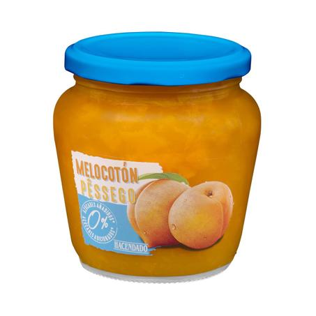 Confitura de melocotón Hacendado 0% azúcares añadidos