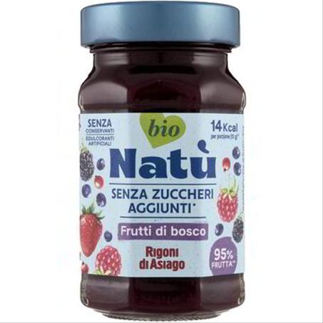 Rigoni di Asiago Natù Senza Zuccheri Aggiunti° Frutti di bosco bio 240 g