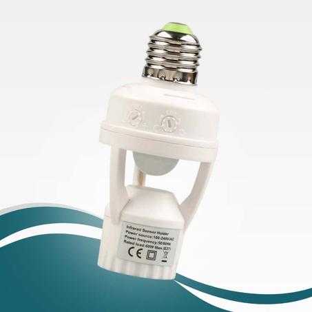 Soporte para lámpara con sensor de movimiento