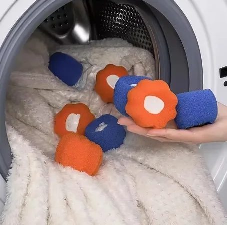 كرات غسيل  لإزالة شعر الحيوانات من الملابس.