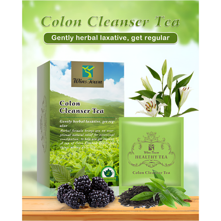 شاي تنظيف القولون العشبي الطبيعي