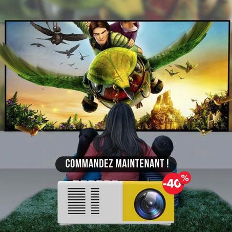 Mini vidéo projecteur compact et puissant CI