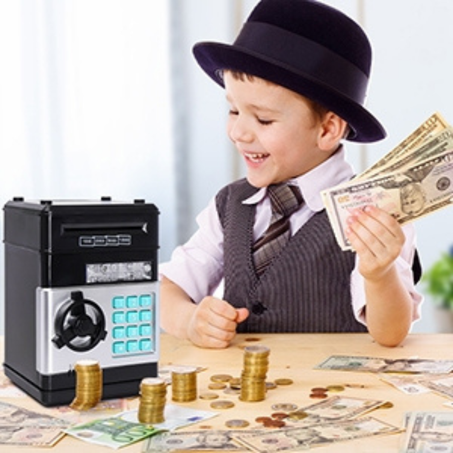 Mini tirelire rétro Atm avec mot de passe rotatif