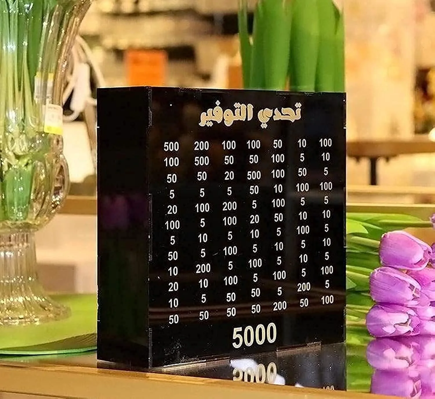 صندوق توفير المال تحدي للبالغين -  تساعد على ضبط الميزانية والتوفير