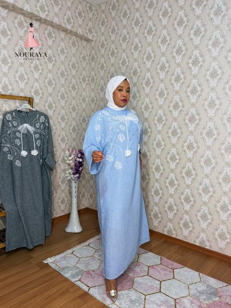 🩵 Gandoura oversize ultra chic