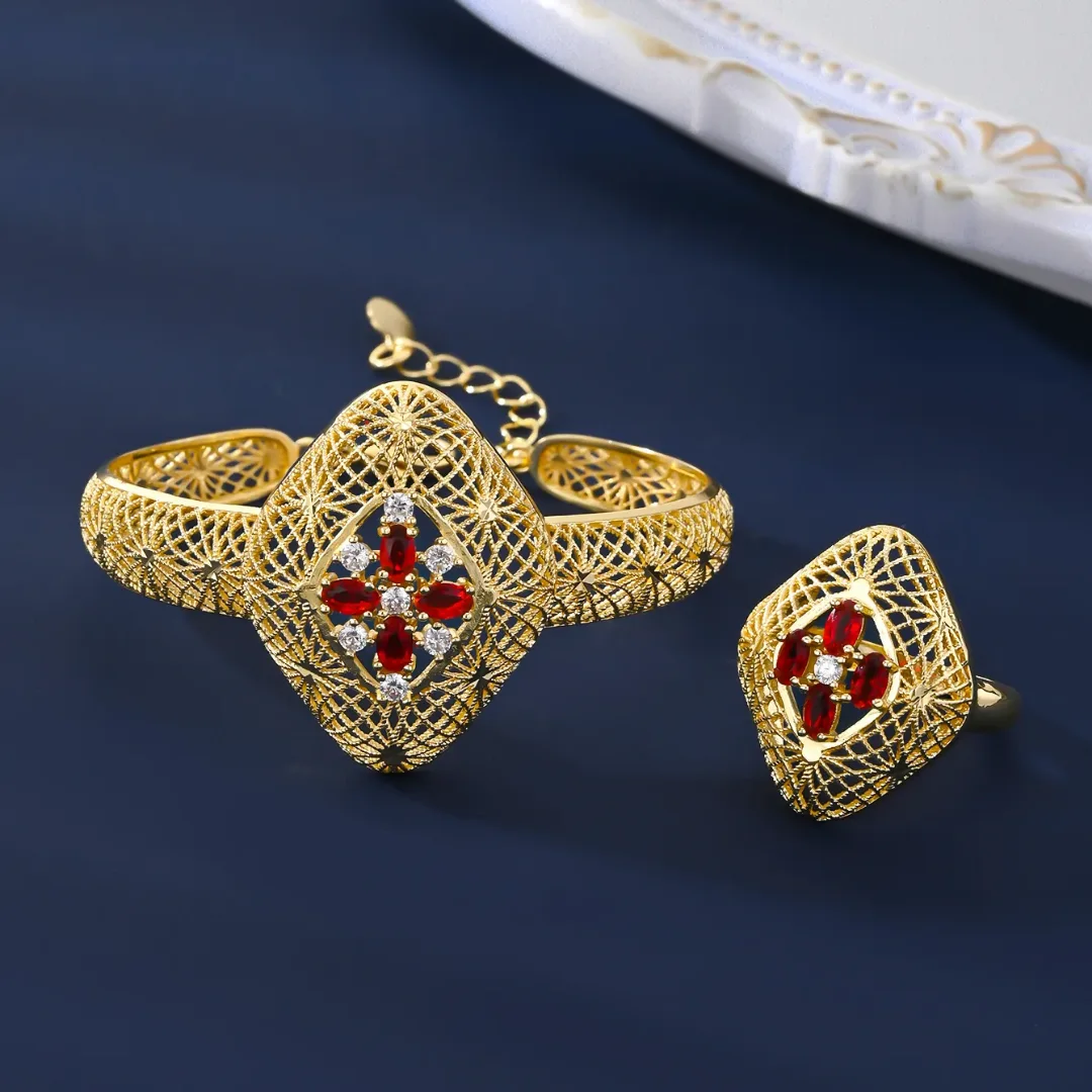 Chaine 4 pièce or plaqué