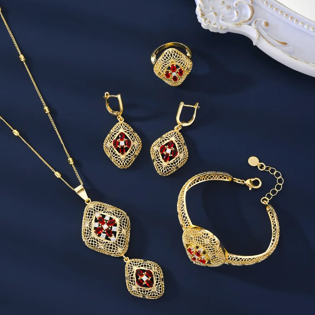 Chaine 4 pièce or plaqué