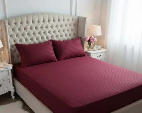 Housse de matelas et 2 oreillers