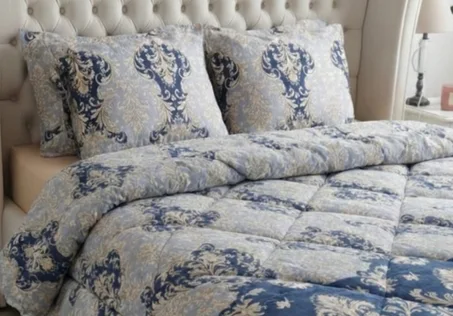 Couette 2 places fleuri