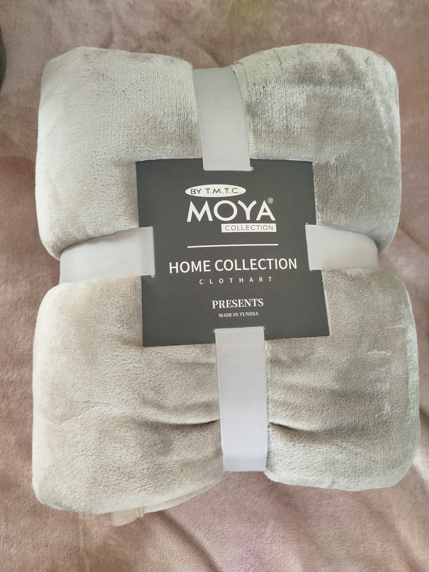 plaid double face uni greige