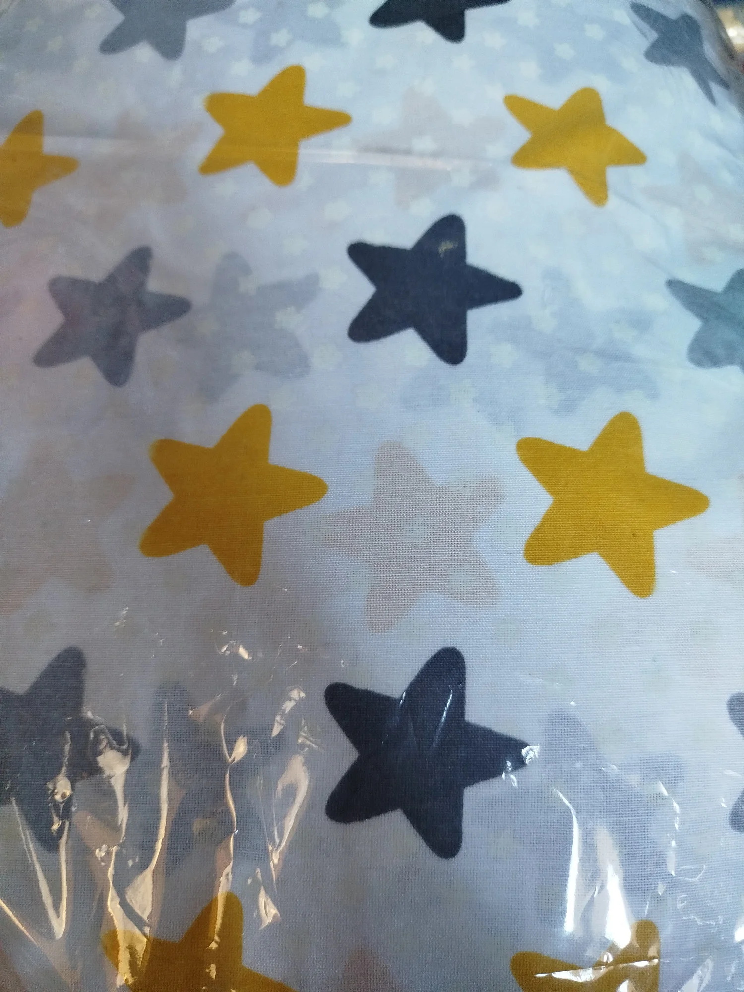 pack 7 étoiles jaune et gris