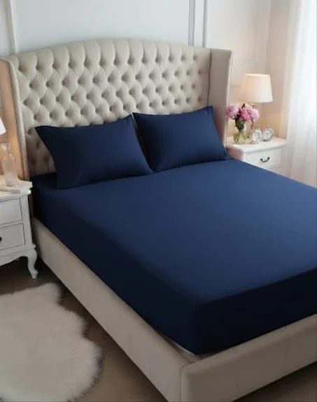 Housse de matelas et 2 oreillers