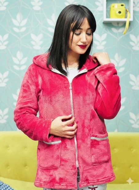 Veste Framboise Polaire