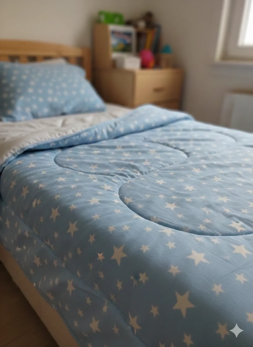 pack 4 étoiles bleu ciel