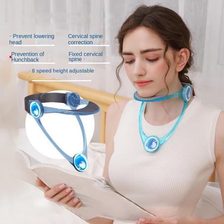 Collier Cervical Ajustable Portable pour Soulager les Douleurs du Cou et des Épaules
