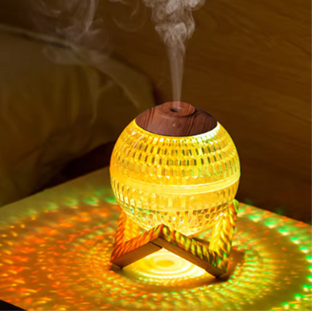 مصباح بلوري مرطب للهواء