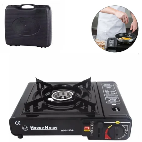 الفرن المحمول عالي الأداء بحقيبة عملية سهلة الحمل مثالي للطهي أثناء سفرك Fourneau de Camping a Gas Portable avec Boite
