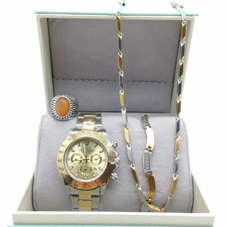 pack ( collier + montre + bague + bracelet )