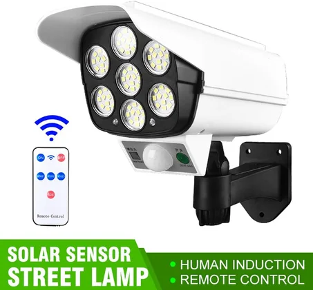 مصباح الحماية الذكي بتصميم كاميرا المراقبة