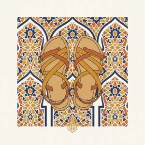 صنادل جلدية أصيلة