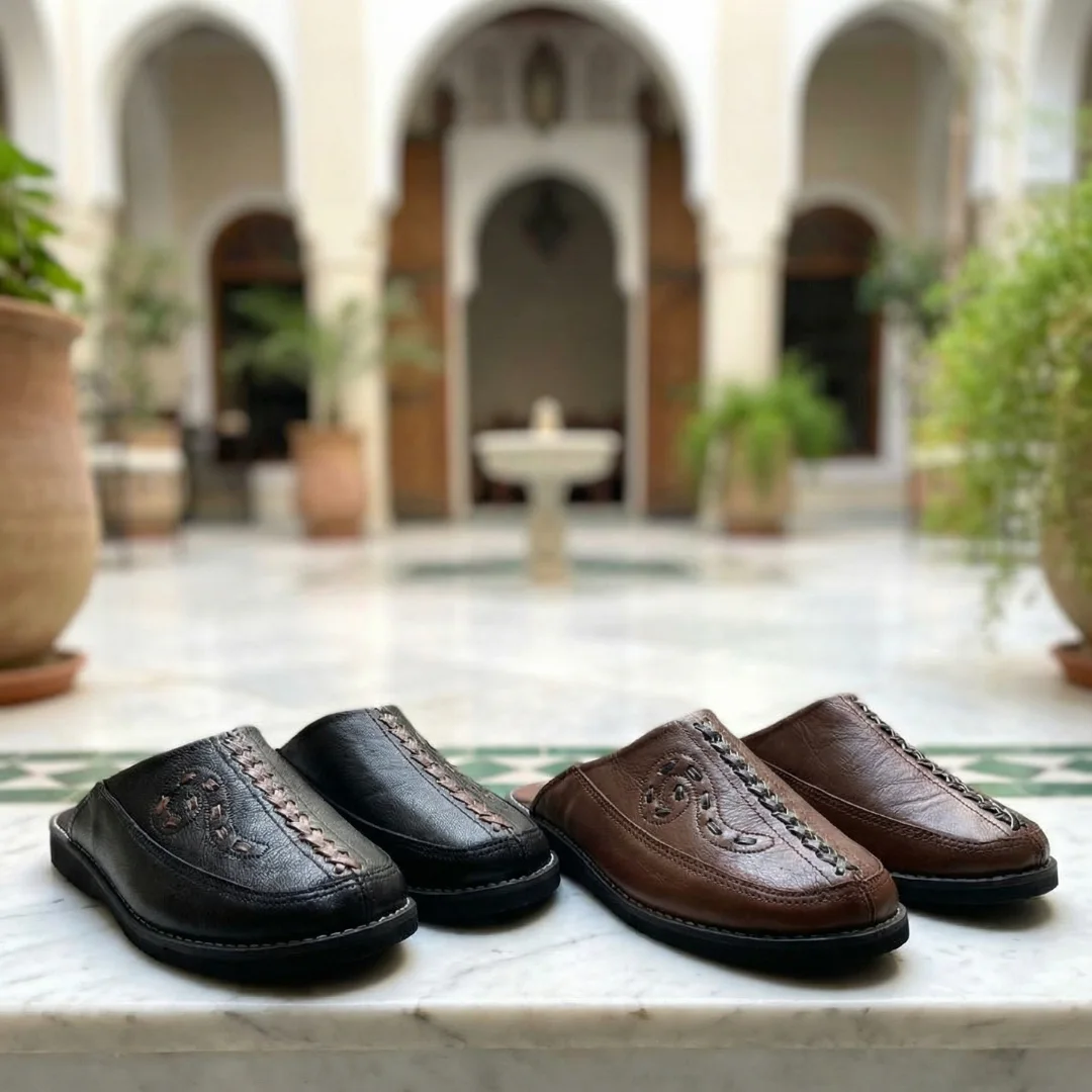 🕌 صابو الخنجر الفاسي – جلد طبيعي وصنعة يد فاخرة