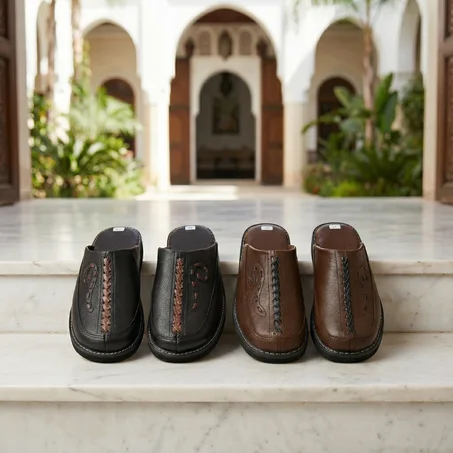 🕌 صابو الخنجر الفاسي – جلد طبيعي وصنعة يد فاخرة