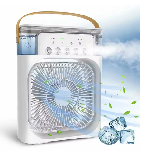 Ventilateur Climatiseur 3 en 1 Portable pour Maison et Bureau