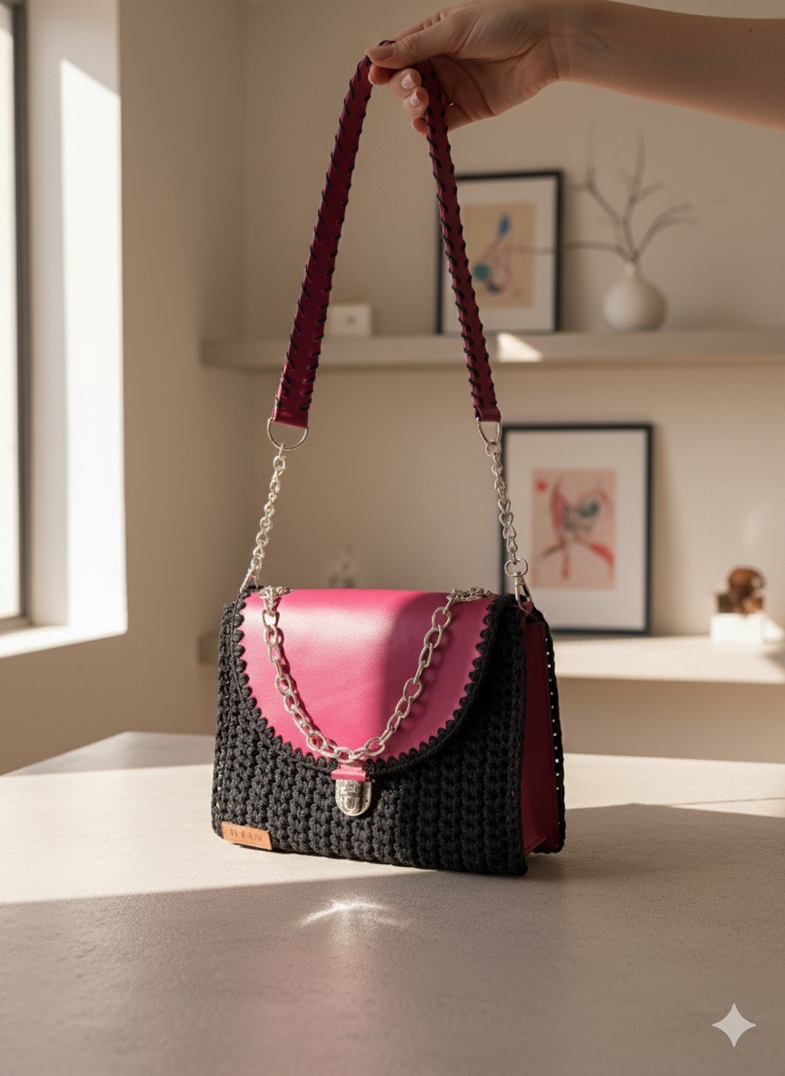 Le Sac Rouge qui Dure. Artisanat et Cuir Véritable.