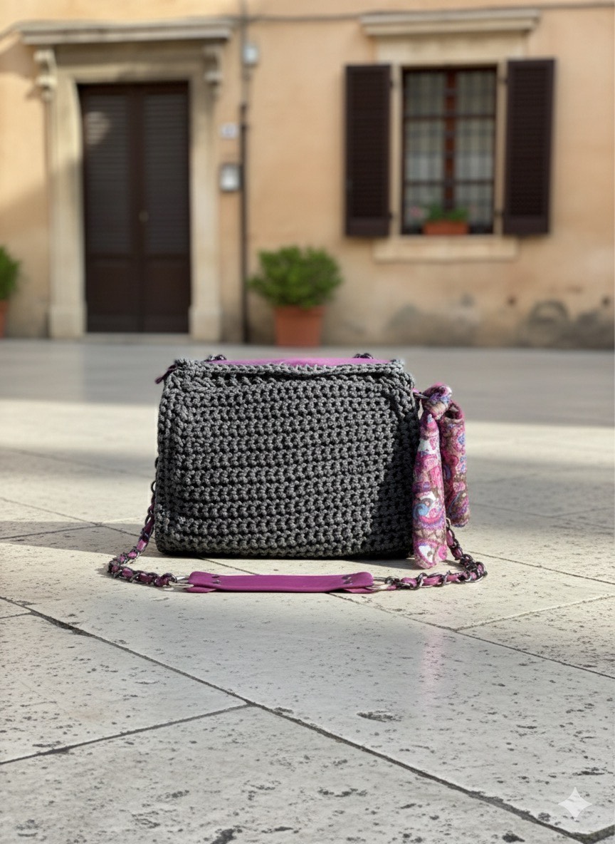 💖 Le Sac Bicolore : Rose Audacieux & Gris Sophistiqué