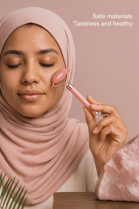 رولر تدليك الوجه والرقبة والعين من الريزين – أداة عناية بالبشرة لشدّ البشرة، تنشيط الدورة الدموية، وتخفيف الانتفاخ – لوح غواشا للتدليك والعلاج الطبيعي