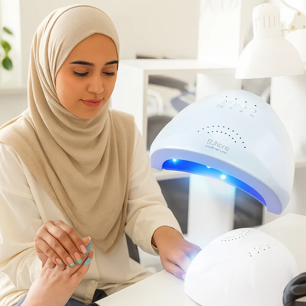 جهاز تجفيف طلاء الأظافر LED/UV بجودة عالية للمنزل والصالونات