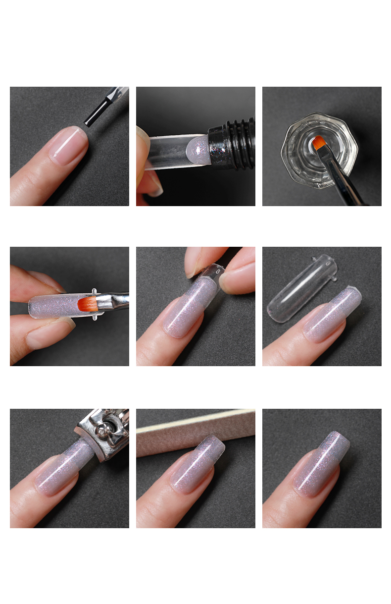 Nail Extension Gel Kit-طقم جل للعناية بالأظافر