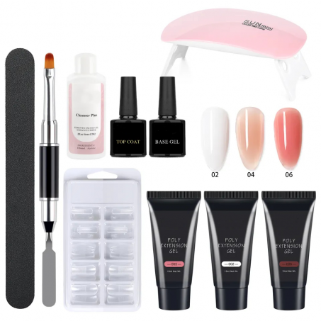 Nail Extension Gel Kit-طقم جل للعناية بالأظافر