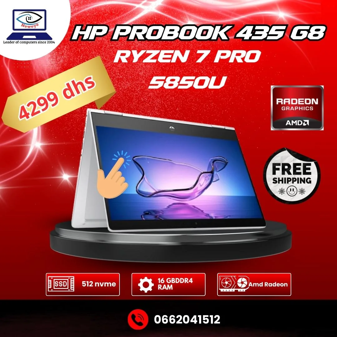 Hp probook x360 435 G8 Ryzen7 pro 5850u 16/512