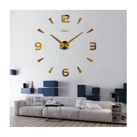 Grand Montre Murale Autocollante 3D salon, masjid