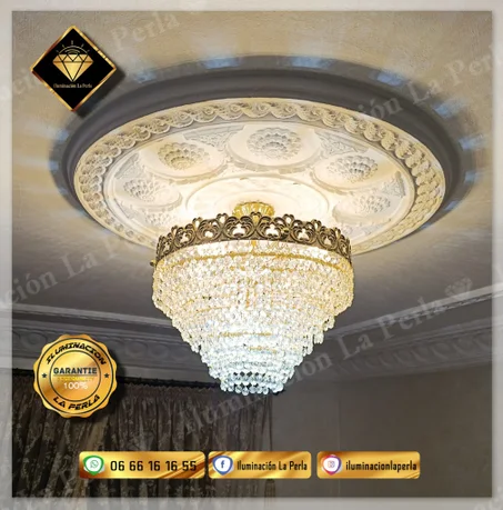 ثرية 5 مصابيـــح قطرها 40 طولها 35