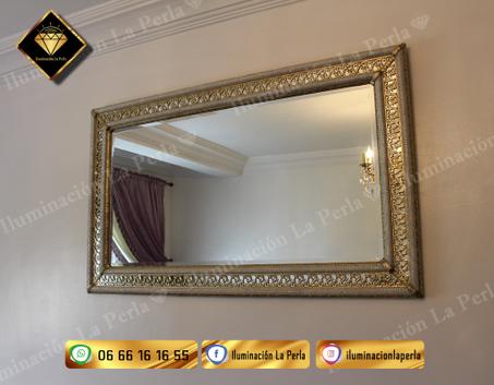 مرآة من النحــاس والكريستال المقاس 140/80