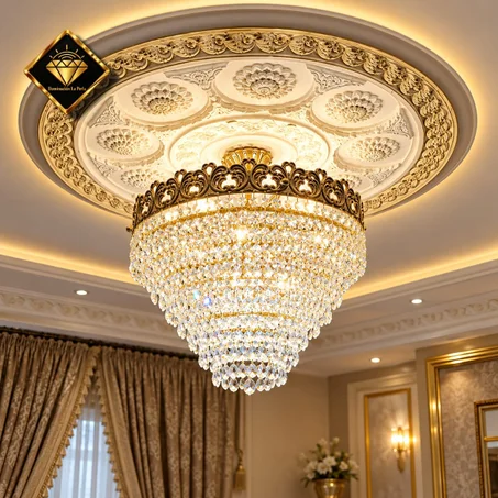 ثرية 5 مصابيـــح قطرها 40 طولها 35