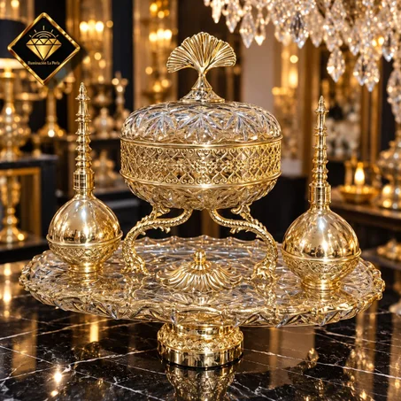 مبخرة بتصميم فاخر + 2 مرشات