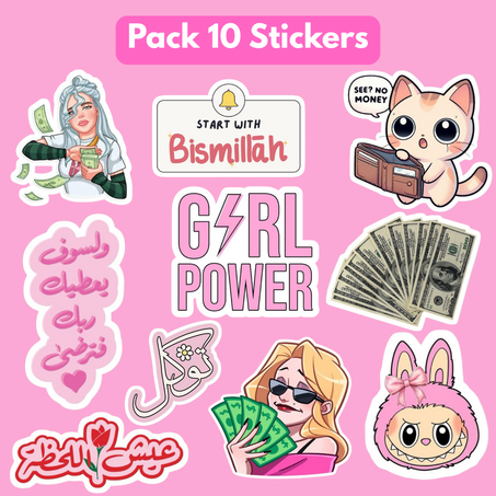 Pack 10 Stickers