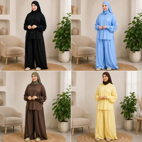 طقم واسع ومريح للمحجبات