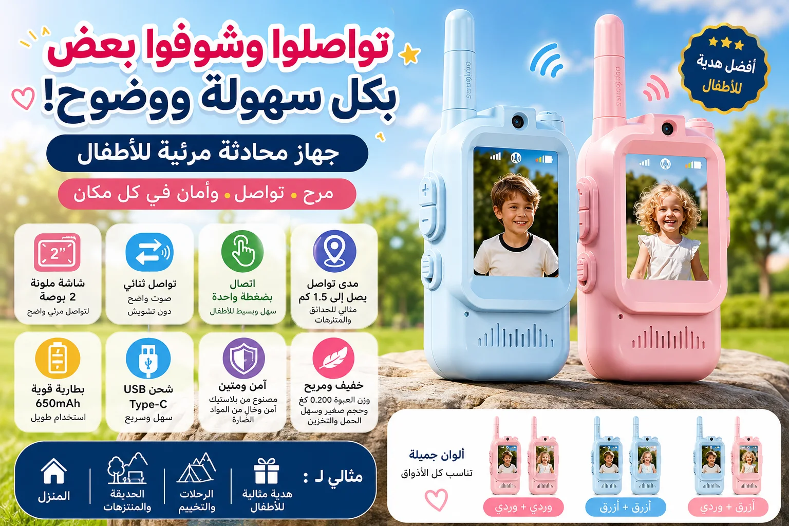 جهاز محادثة مرئي للأطفال