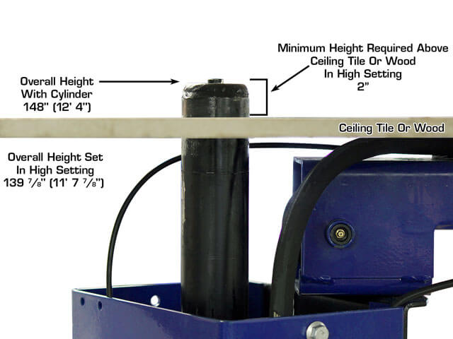 ATLAS Platinum PVL10 ALI Certified 10,000 lb Overhead Lift