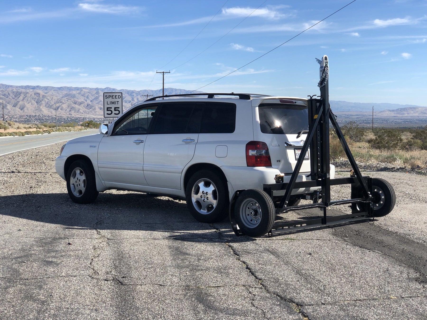 EZ Haul Stand Up Idler Car Tow Dolly