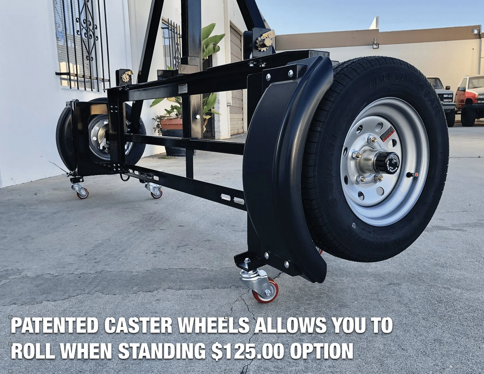 EZ Haul Stand Up Idler Car Tow Dolly