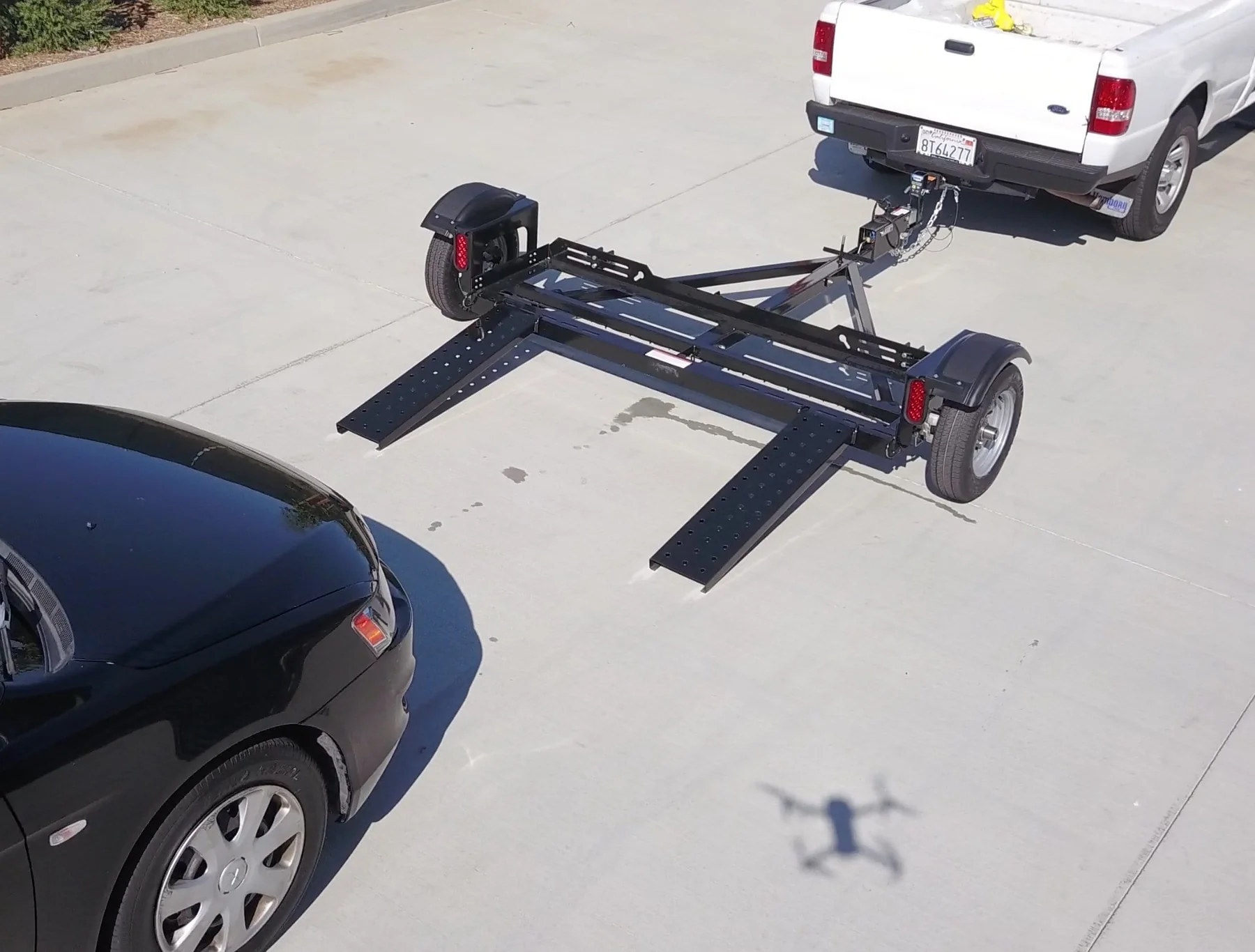 EZ Haul Stand Up Idler Car Tow Dolly
