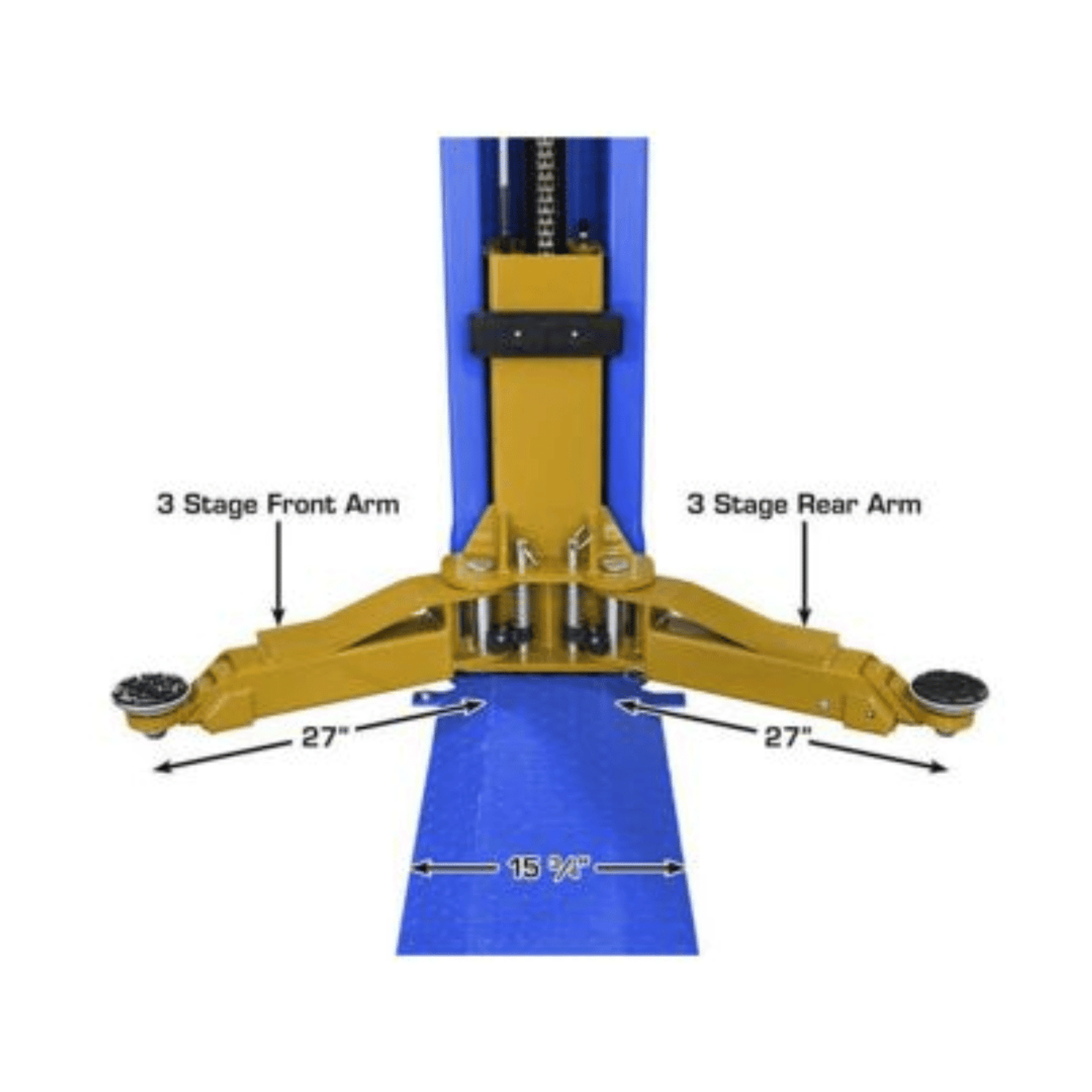 ATLAS Platinum PVL9BP 9000 lb Certified Baseplate Lift