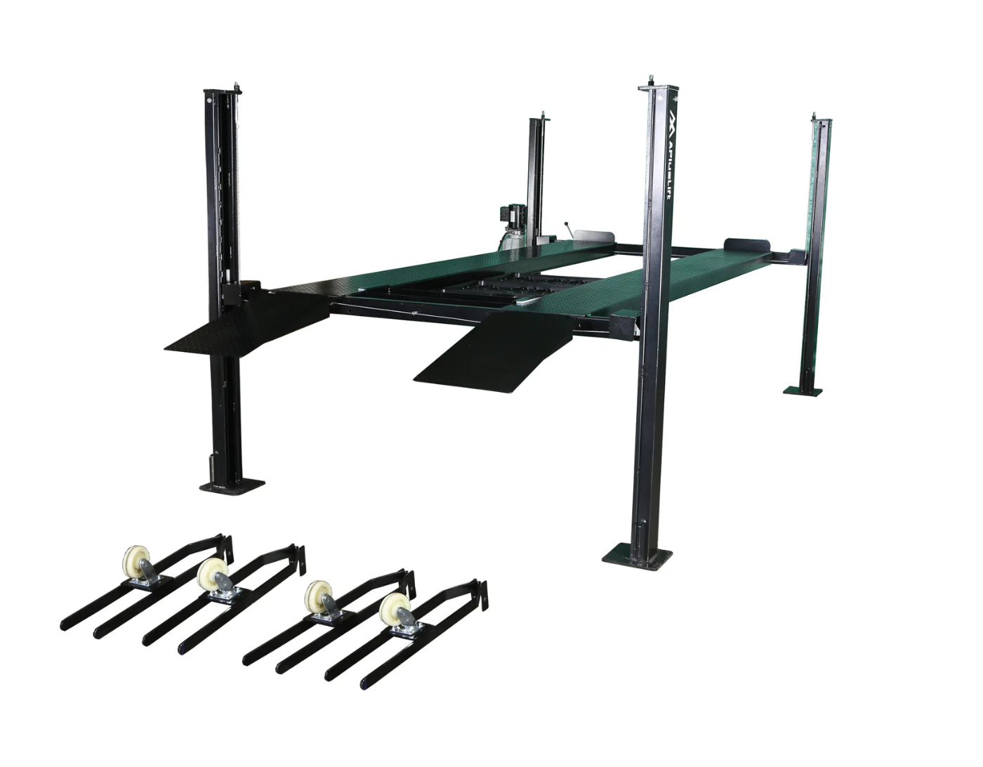 APlusLift 8000LB 4-Post Portable Parking Storage Service Car Lift - HW-8S or HW-8SXLT